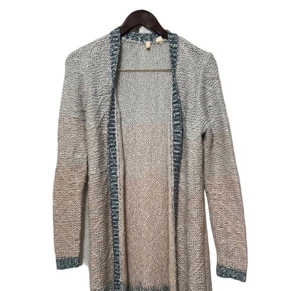 ✨ Anthropologie Moth Ombré Knit Duster Cardigan Sweater - Picture 6 of 10